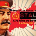 Inscripción 70 años de la muerte de Stalin